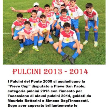 I Pulcini si aggiudicano la Pieve Cup